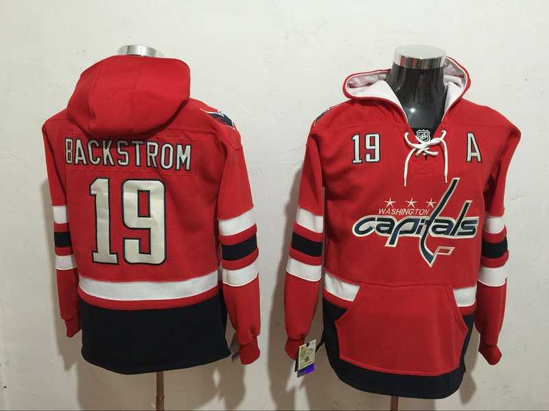 Washington Capitals #19 Nicklas Backstrom Red All Stitched Hoodie Sweatshirt,We sell and wholesale Washington Capitals #19 Nicklas Backstrom Red All Stitched Hoodie Sweatshirt on line form chian!